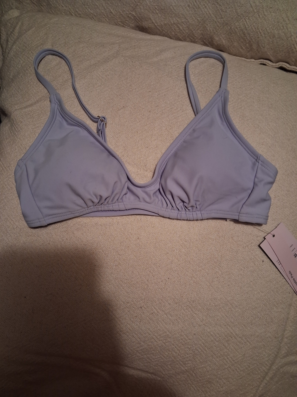 wild fable Lavender Triangle Bikini Top
